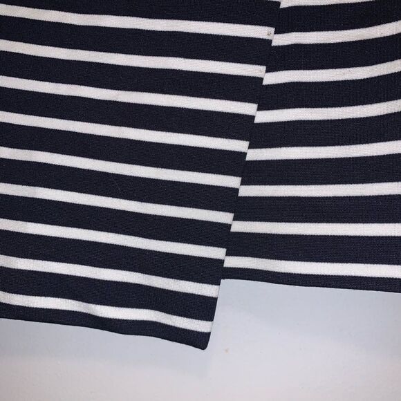 Ann Taylor XSP (size 2/4) skirt classy Navy/White, EUC! High end quality - Picture 6 of 9